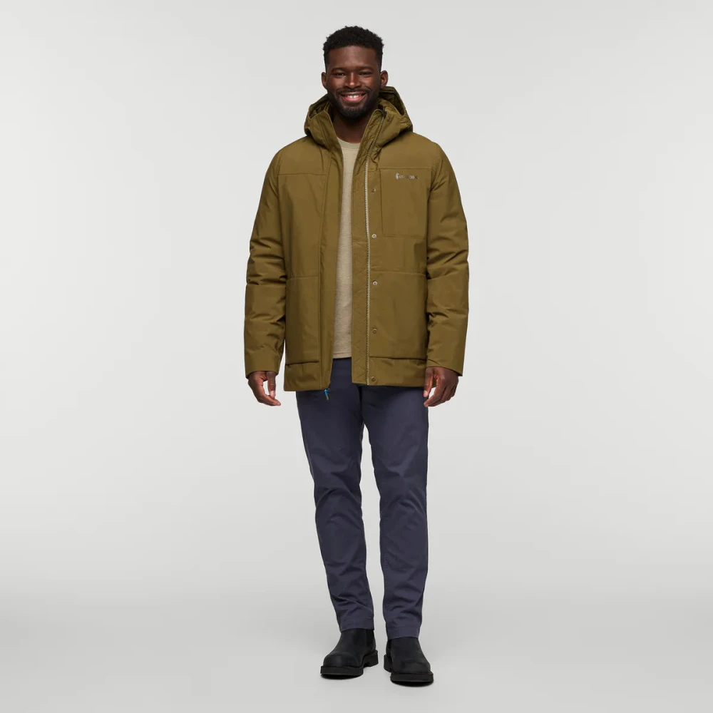 Cotopaxi Warme donsparka met winddichte schaal Green Heren