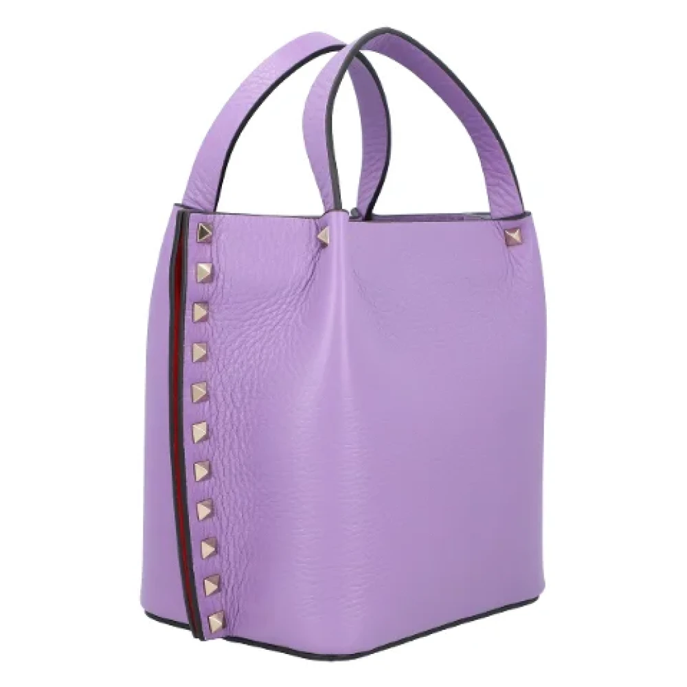 Valentino Leather handbags Purple Dames