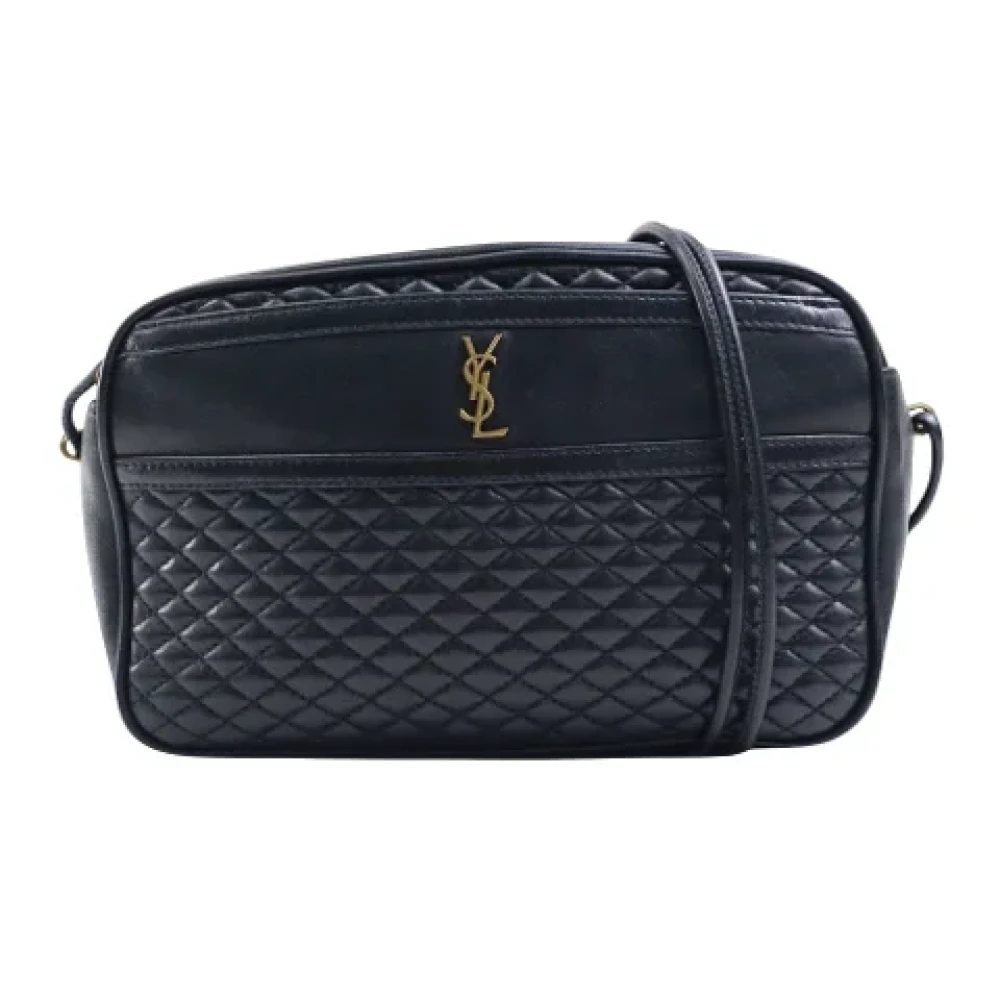 Yves Saint Laurent Vintage Pre-owned Leather crossbody-bags Black Dames