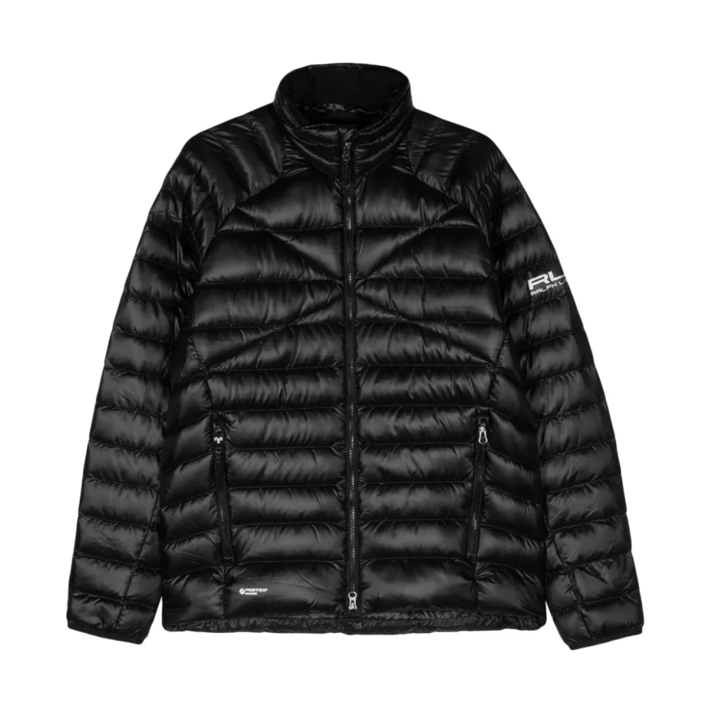 Ralph Lauren Uomo Nero Bomber Isolato Macoy