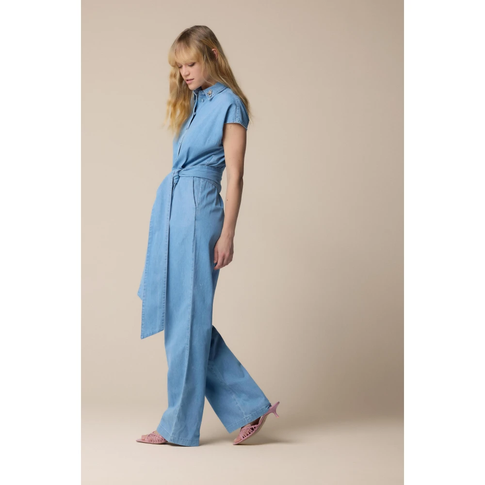 Kocca Stijlvolle Jumpsuits voor Vrouwen Blue Dames