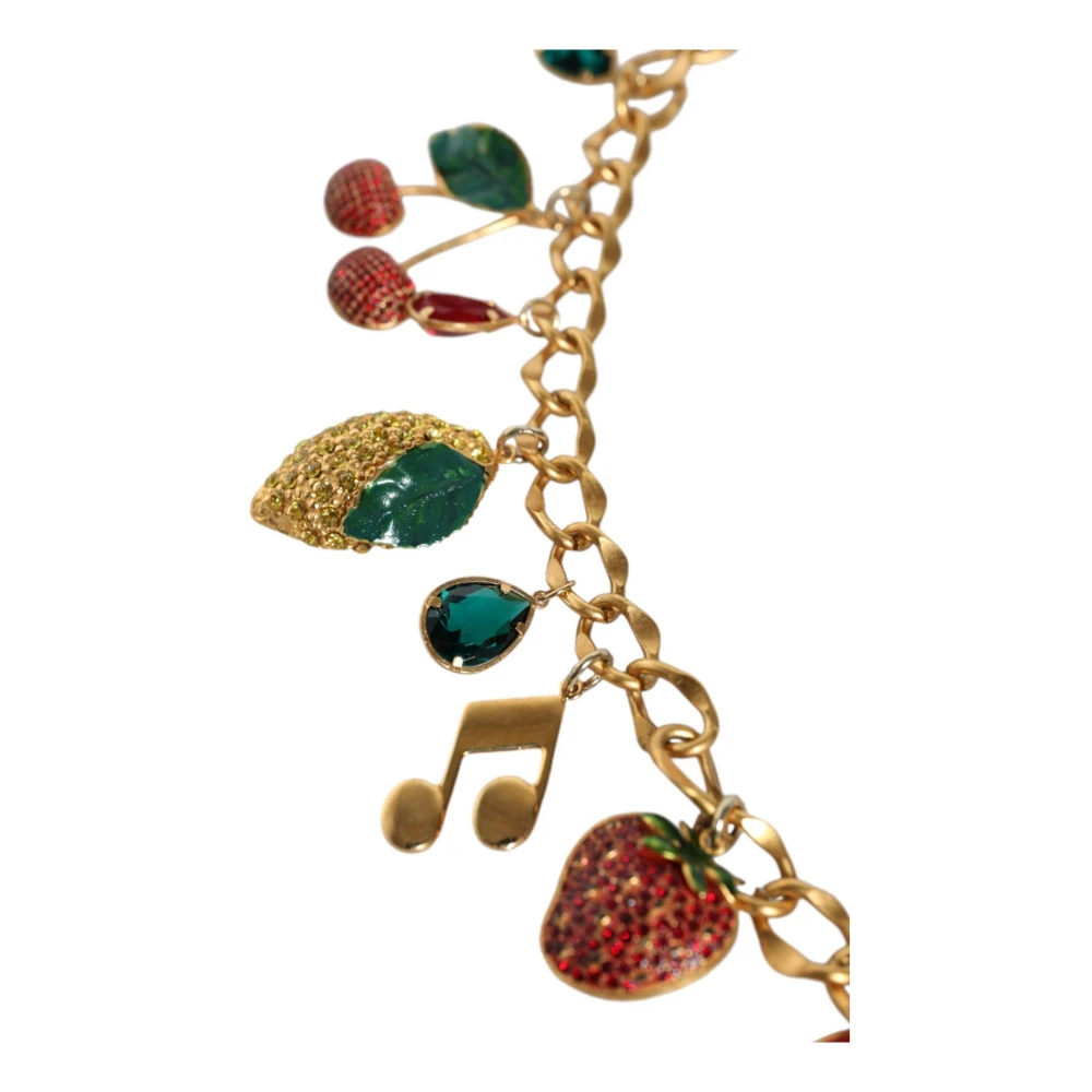 Dolce & Gabbana Kristalversierde taillekettingriem Multicolor Dames