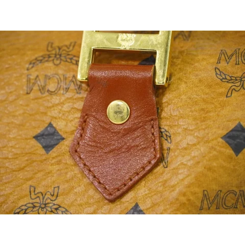 MCM Pre-owned Leather handbags Brown Dames