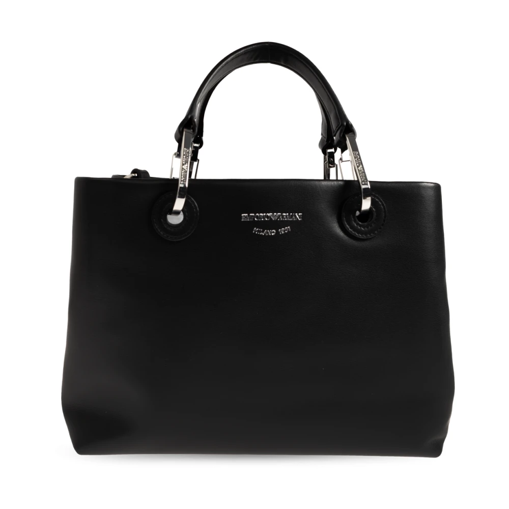 Emporio Armani Damen Schwarz Myea S Small Shopper Bag