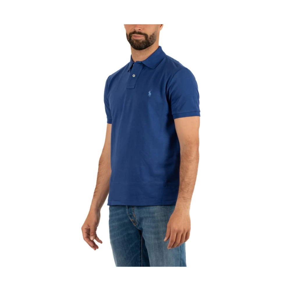 Ralph Lauren Heren Polo Shirt Blue Heren