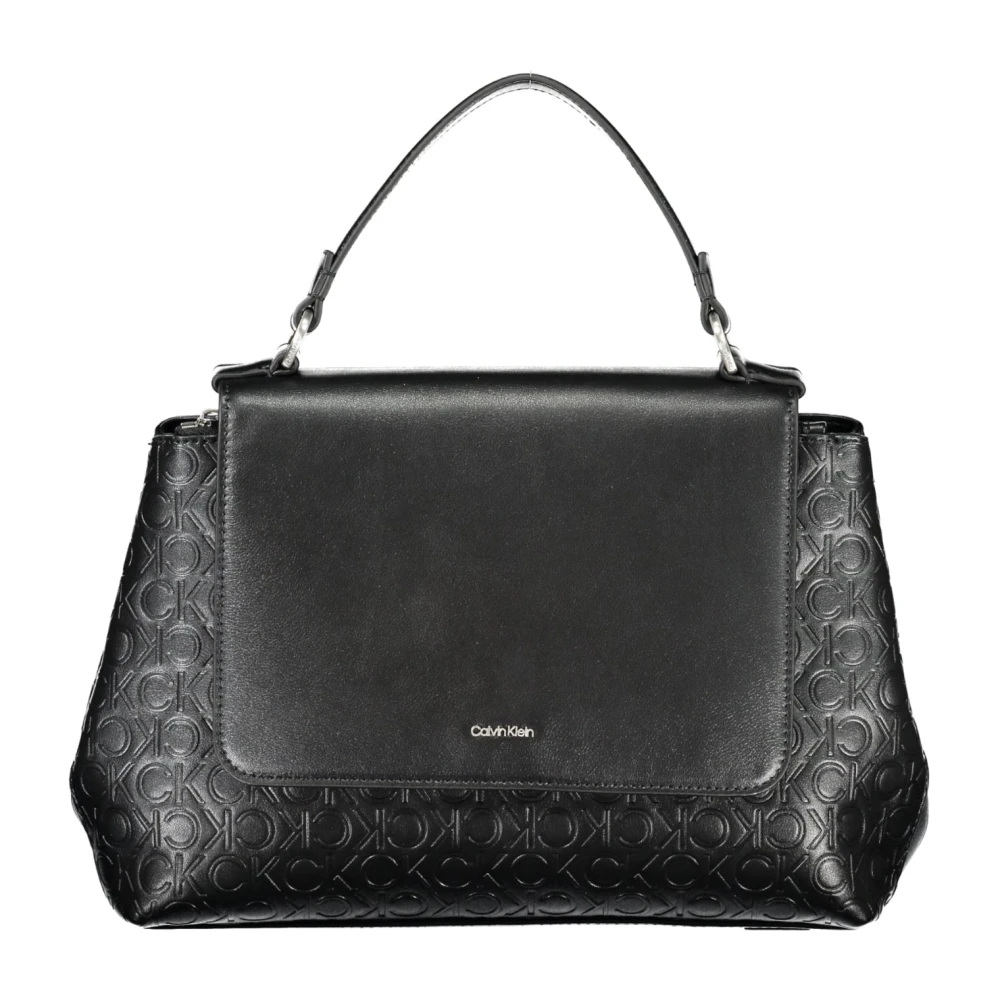 Calvin Klein Women's Black Handbags, One Size, `S Handbag With Adjustable Strap