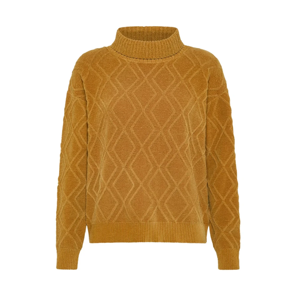 RRD Zachte Chenille Gebreide Trui met Raglanmouwen Orange Dames