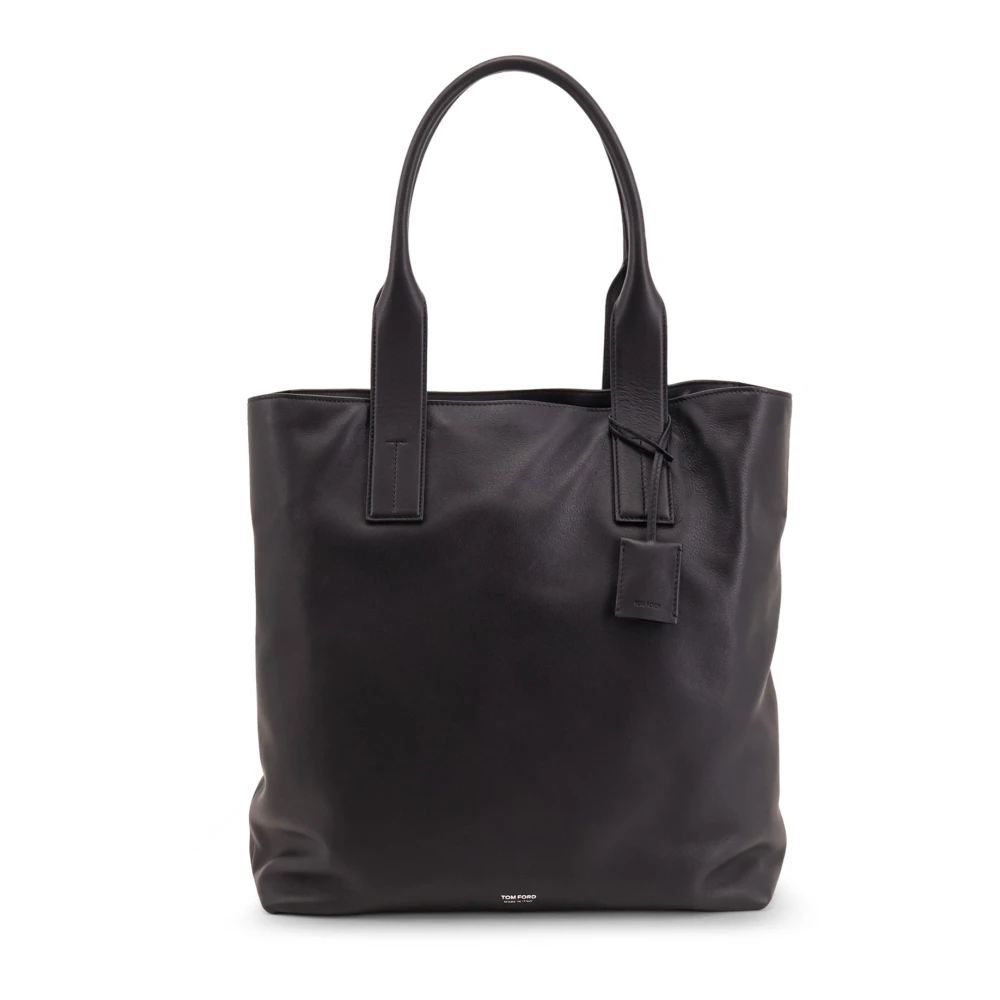 Tom Ford Men's Black Shopping Bags, One Size, Tote Bag