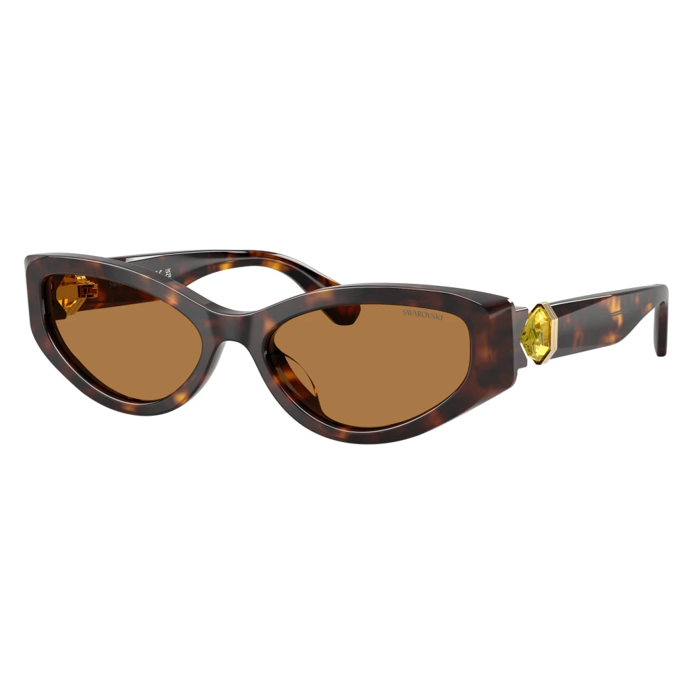 Swarovski Unisex Brown Sunglasses, 55 Mm, 0Sk6045u