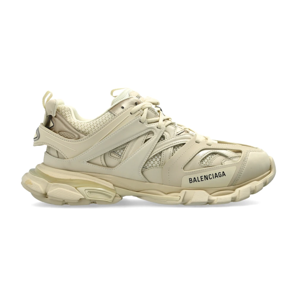 Balenciaga Beige Sneakers, Male, 8 Uk, Sports Shoes Track