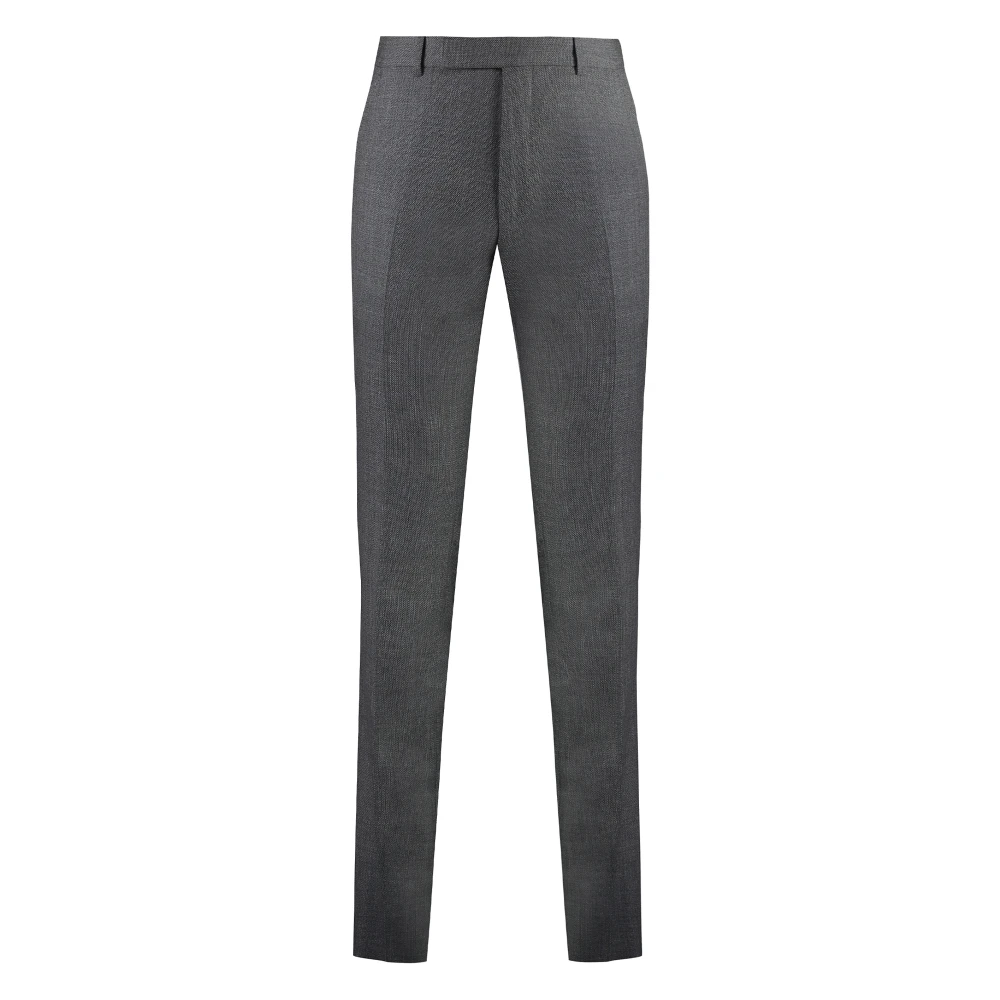 Tom Ford Wollen broek met zakken Gray Heren