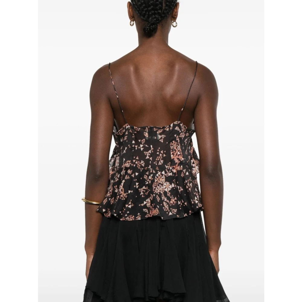 Isabel marant Zwarte Top voor Vrouwen Black Dames