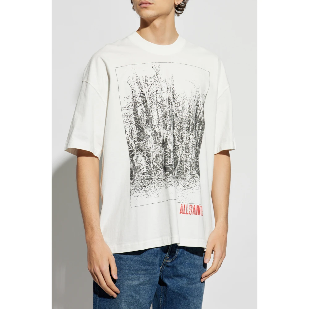 AllSaints Bracken T-shirt White Heren