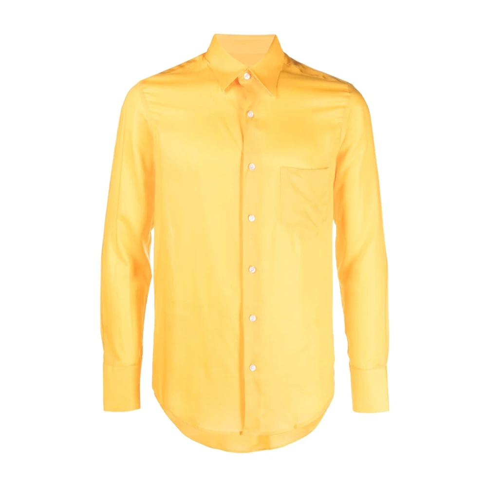 Ernest W. Baker Casual Shirts Yellow Heren