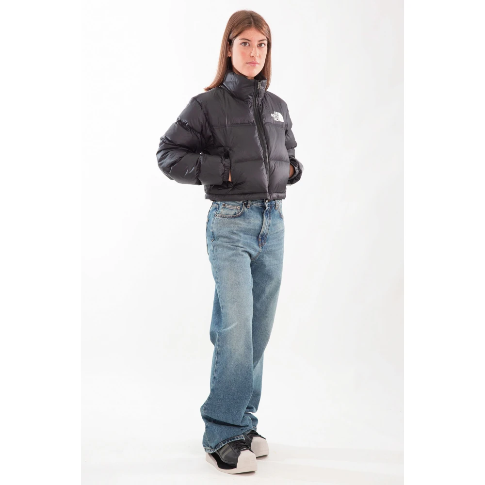 The North Face Geknipte donsjas in Kx71 Black Dames