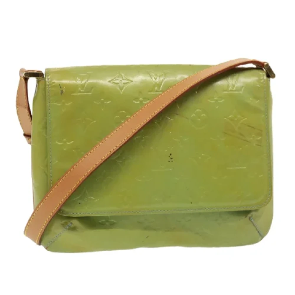 Louis Vuitton Vintage Pre-owned Leather louis-vuitton-bags Green Dames