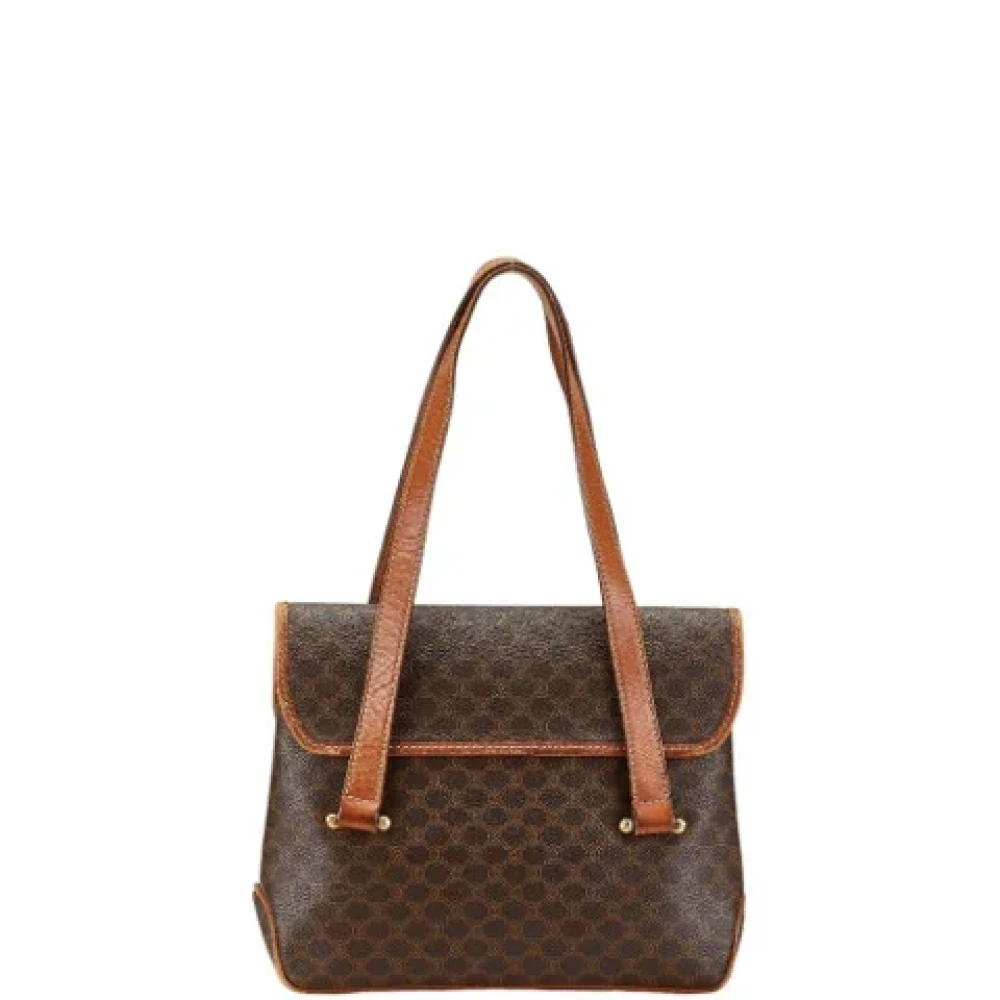 Celine Vintage Pre-owned Leather celine-bags Brown Dames