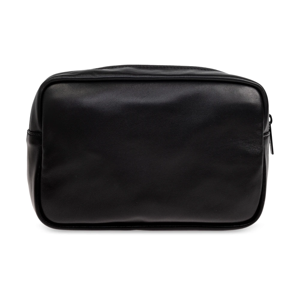 Balenciaga Cosmetische Tas met Logo Black Heren