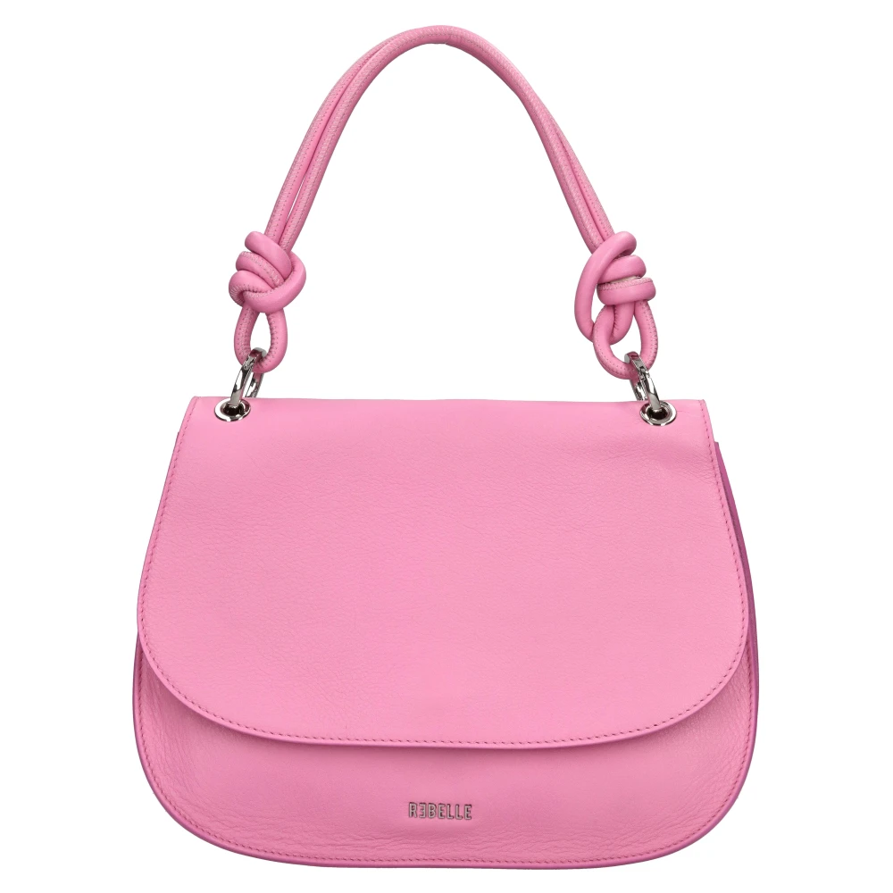 Rebelle Vrouw Roze Tassen Dames, One Size, Leer, Zaira Satchel