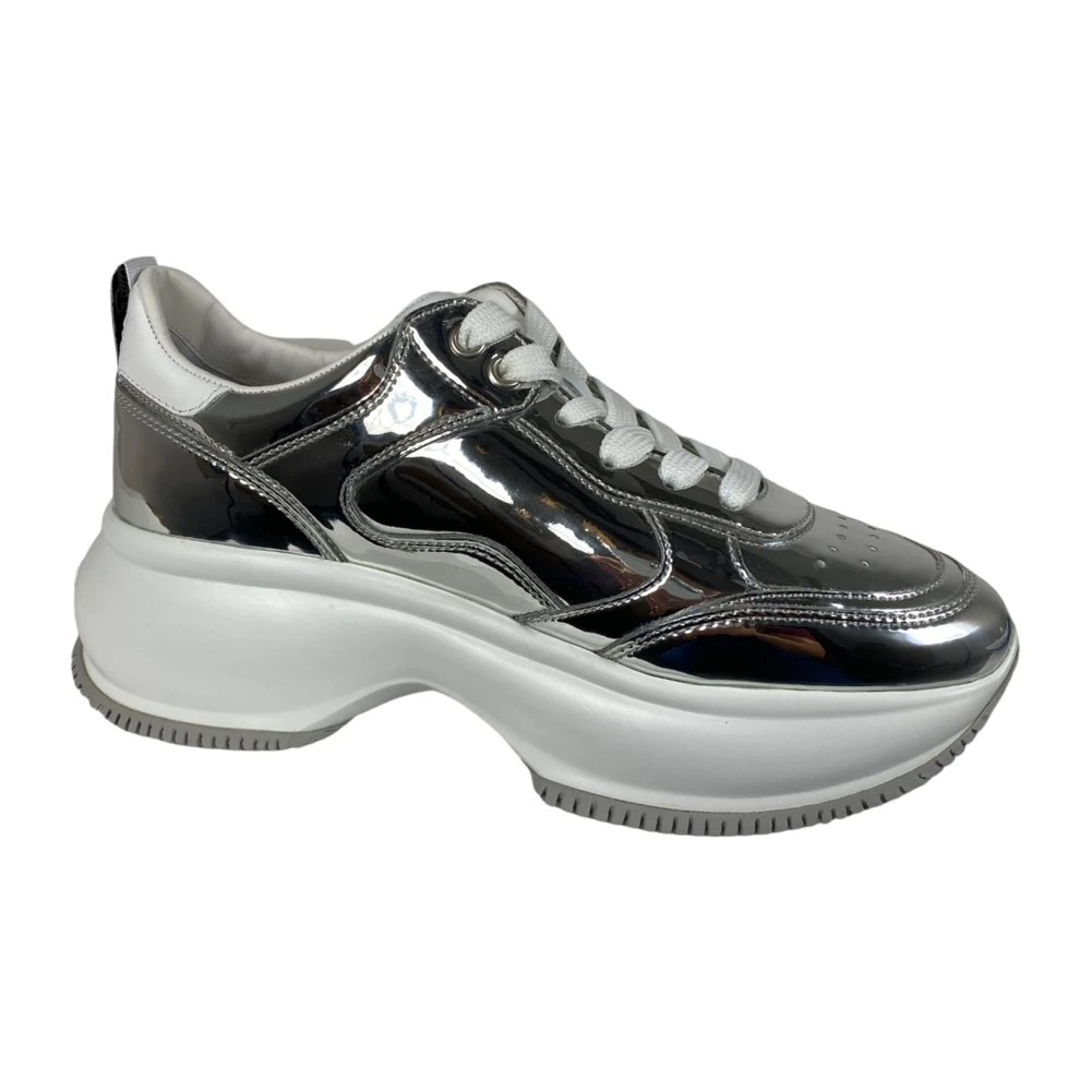 Hogan Women's Gray Sneakers, 3 Uk, Hi-Fi Trainers