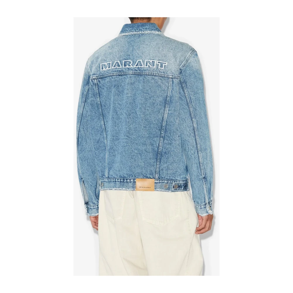 Isabel marant Denimjack met Jango-stijl Blue Heren
