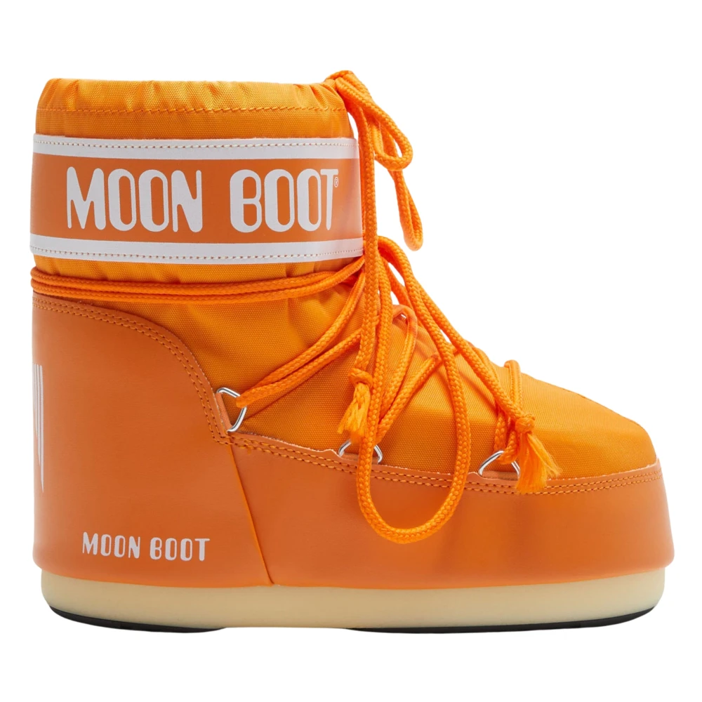 Moon Boot Girls Orange Boots,, Icon Low Boots For Size 36 Eu