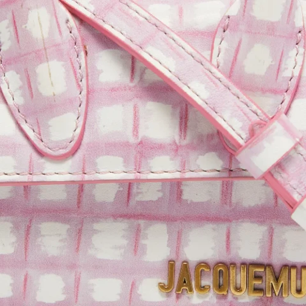 Jacquemus Pre-owned Leather handbags Pink Dames