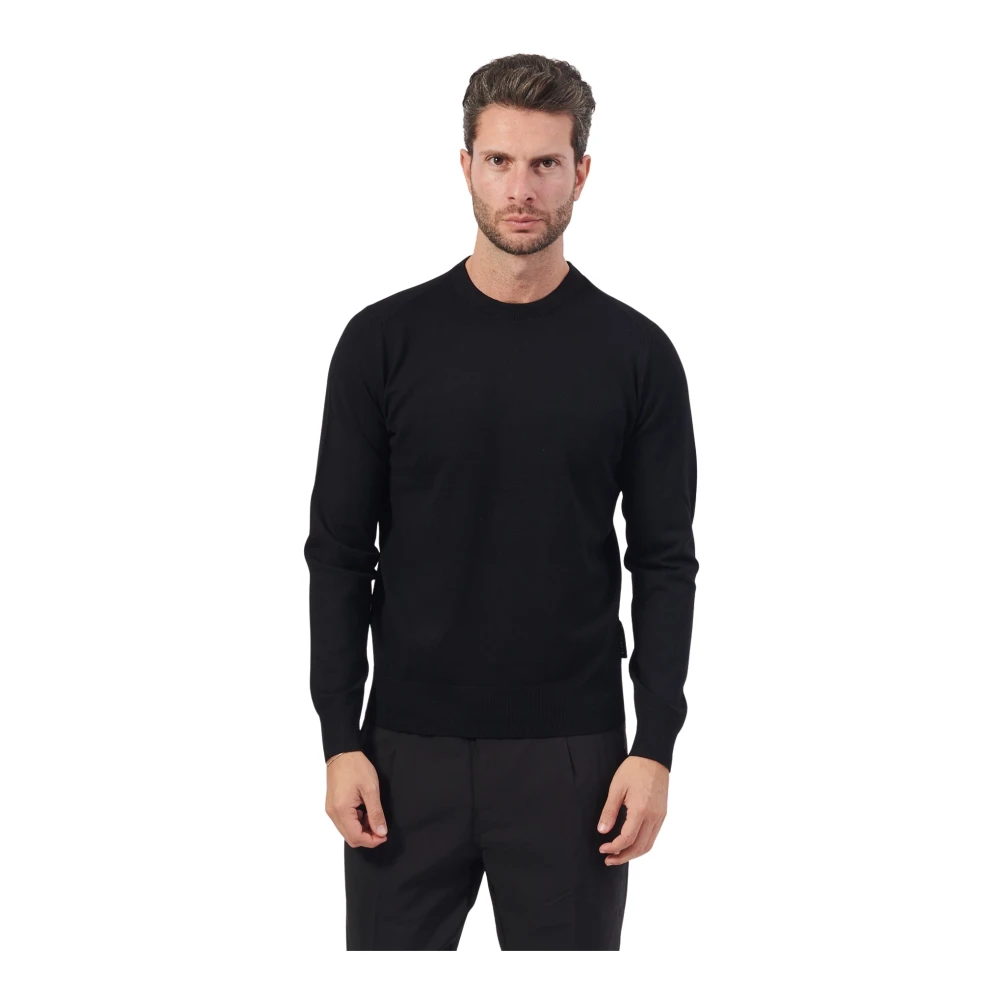Richmond Zwarte Crewneck Sweater Regular Fit Black Heren