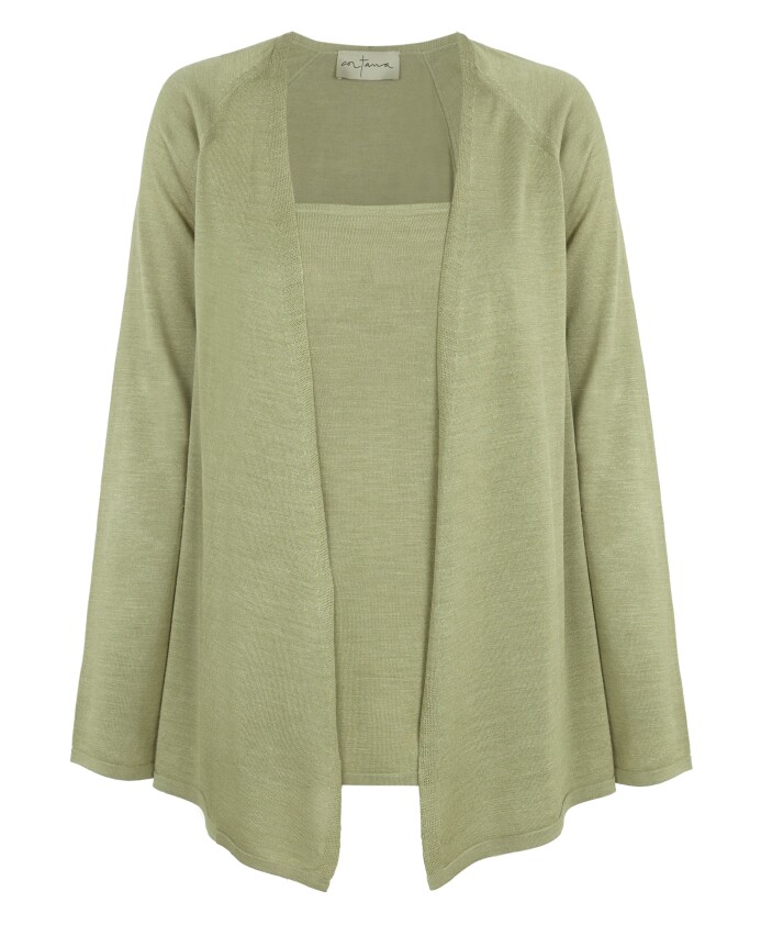 cardigan-en-tricot-de-soie-vert