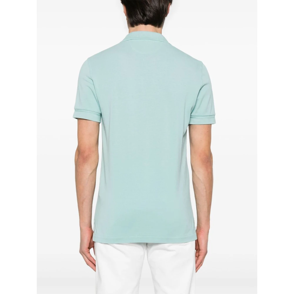 Tom Ford Blauw Poloshirt met Logoborduursel Blue Heren