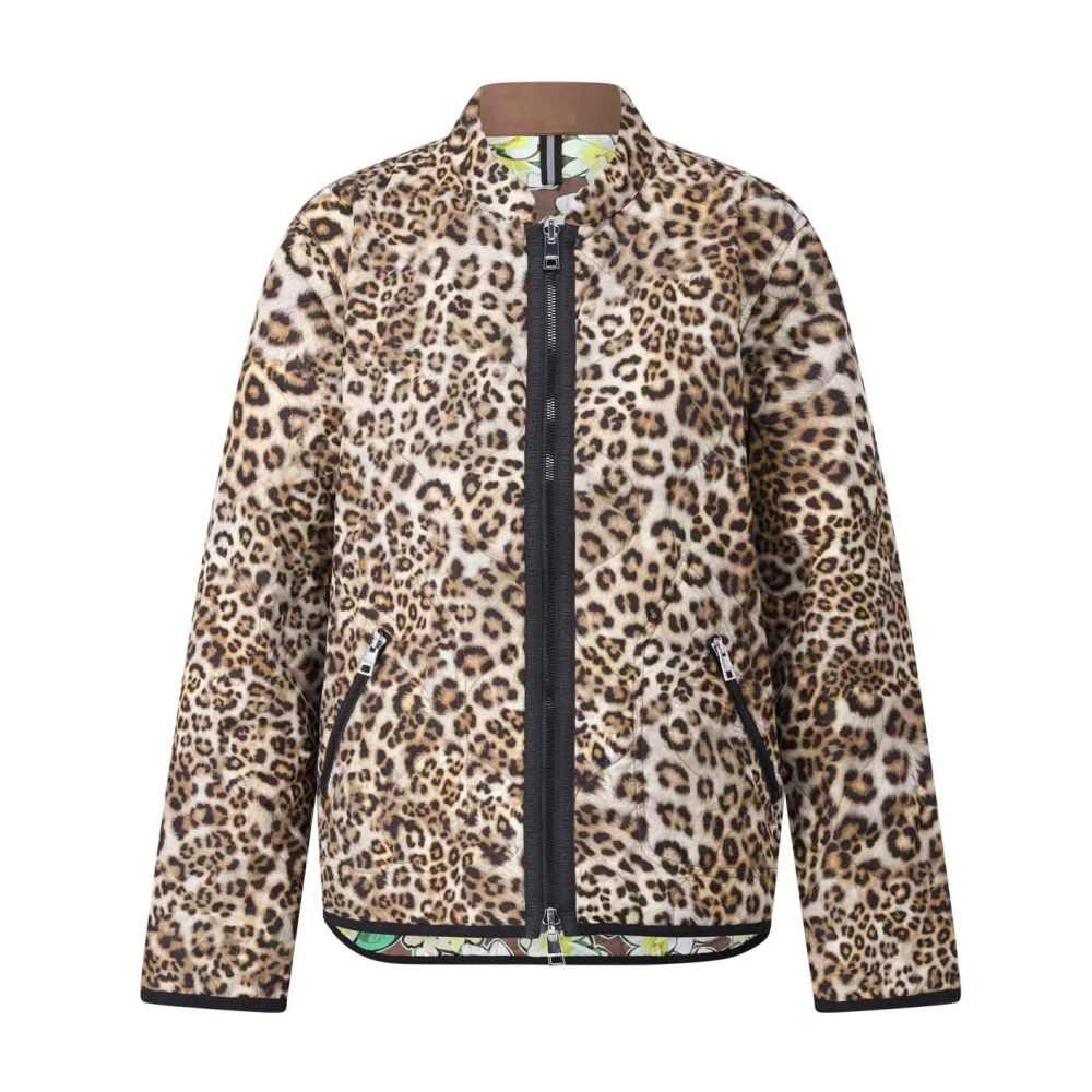 Marc Cain Omkeerbare gewatteerde jas met patroon Multicolor Dames