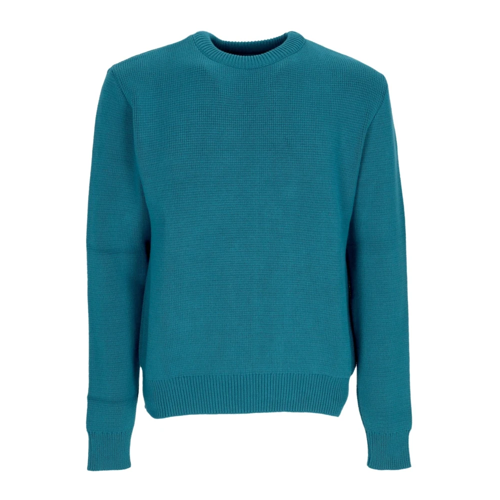 Arte Antwerp Heart Back Petrol Blue Sweater Blue Heren
