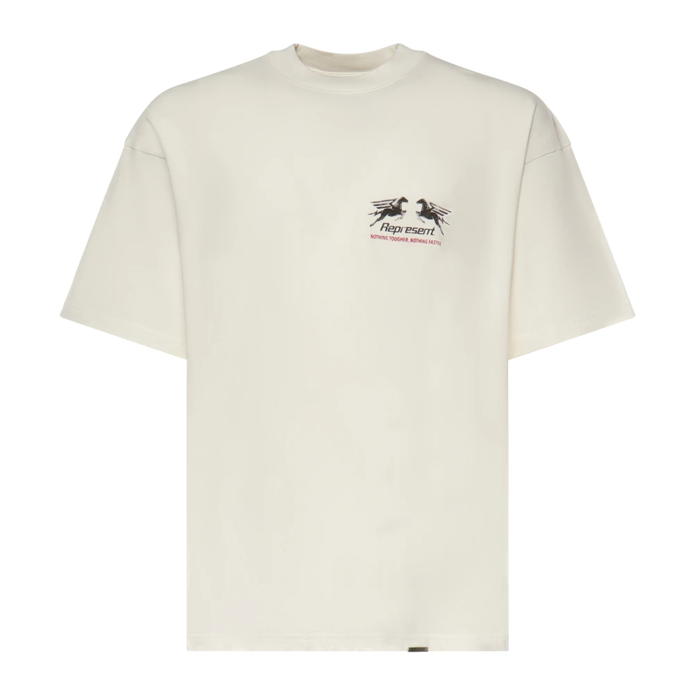 Represent Men's White T-Shirts, M, 24 Hour Service T-Shirt