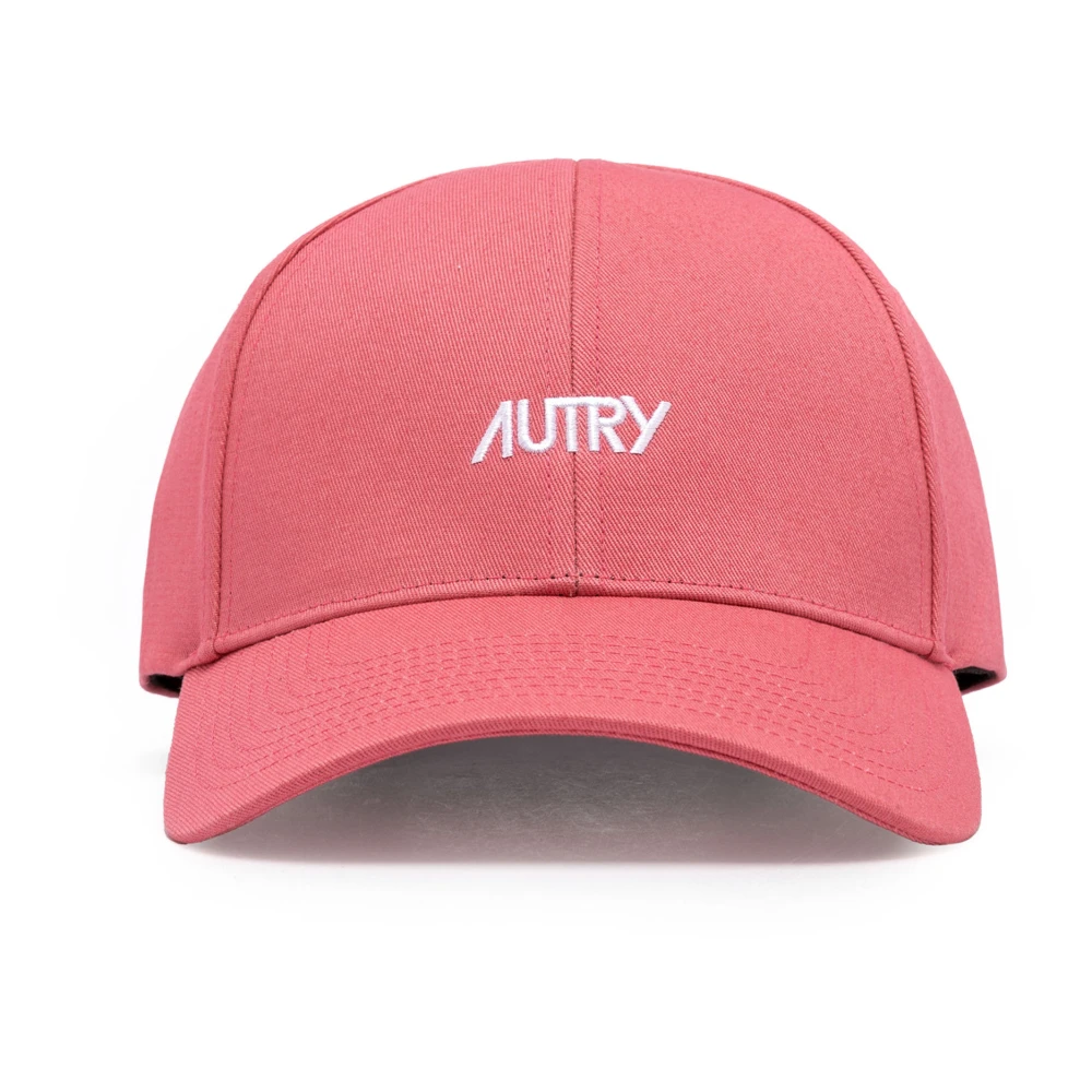 Autry Unisex Pink Cotton Baseball Hat - Hats & Caps - One Size - Accessories