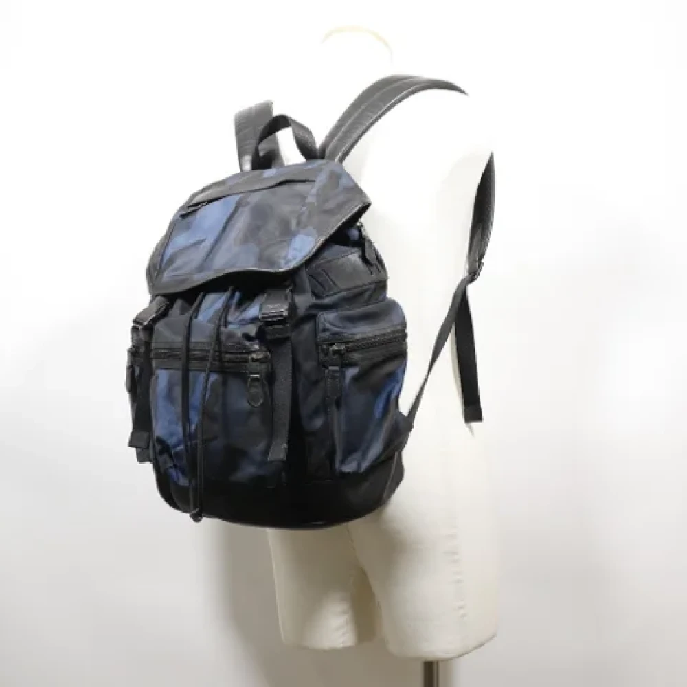 Coach Pre-owned Polyester backpacks Black Dames