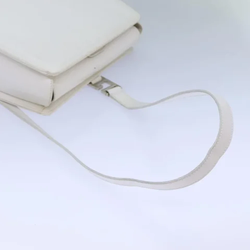 Gucci Vintage Pre-owned Fabric crossbody-bags White Dames