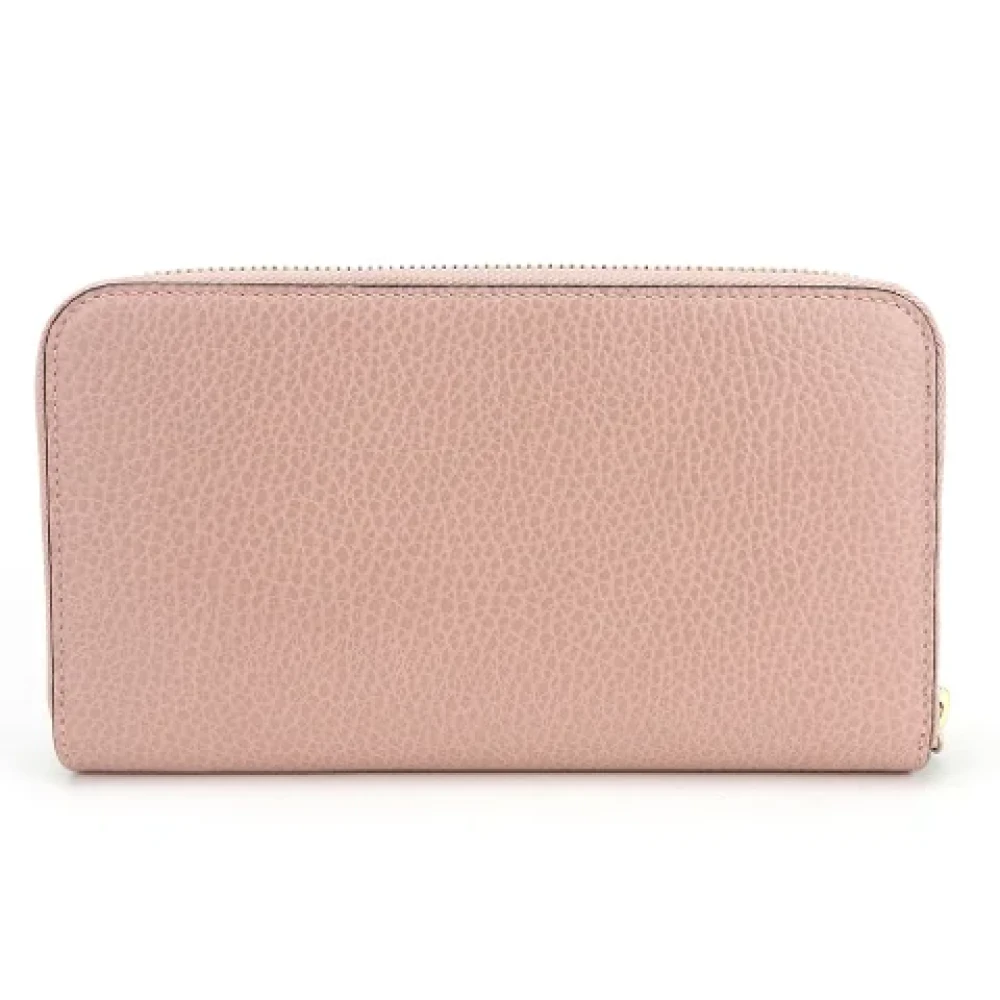 Gucci Vintage Pre-owned Leather wallets Pink Dames