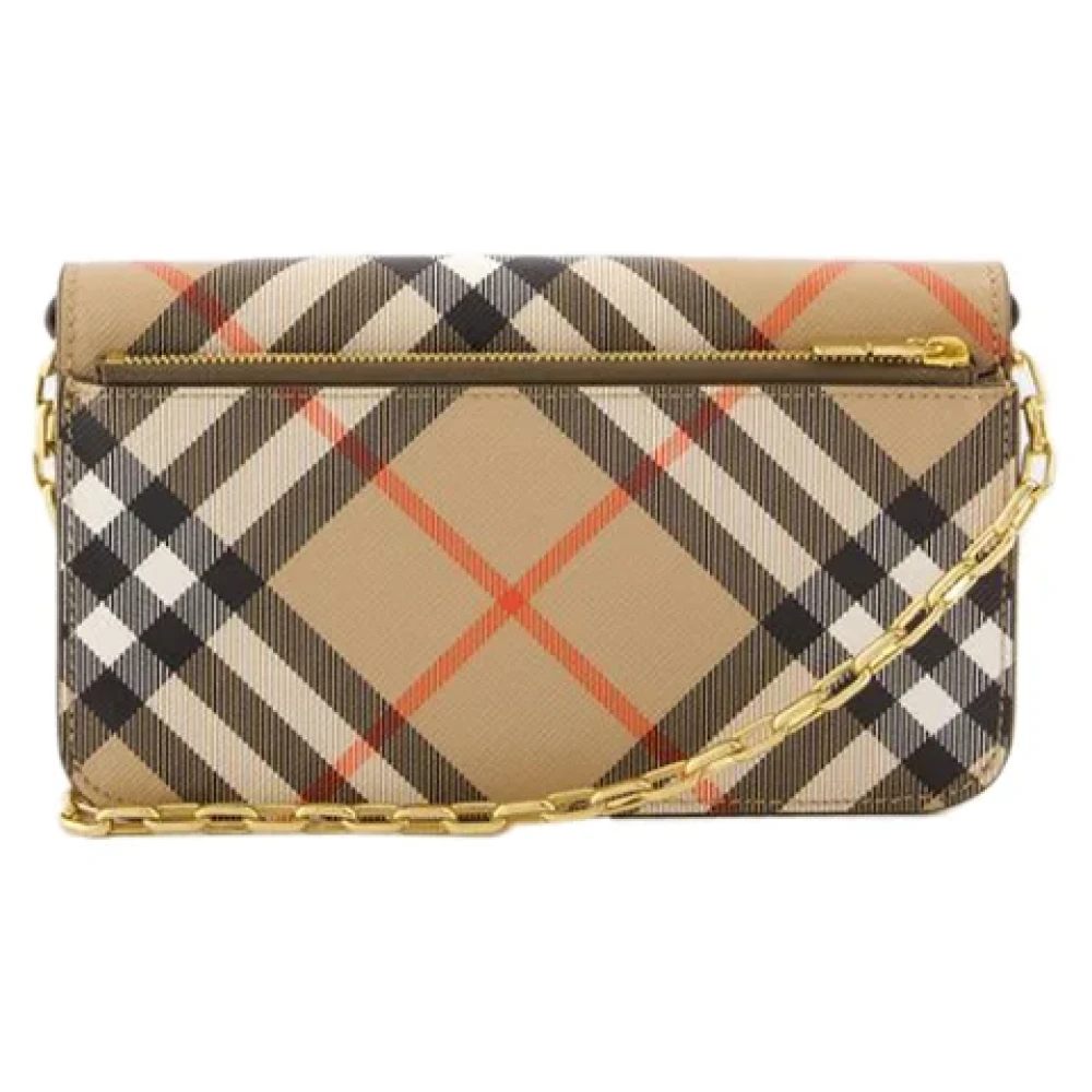 Burberry Leather shoulder-bags Beige Dames