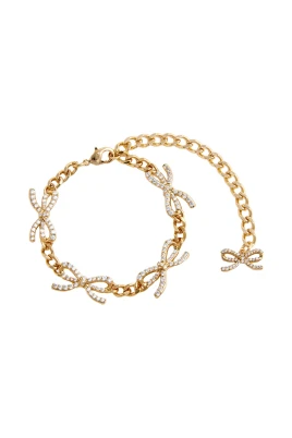 Crystal Bow Bracelet