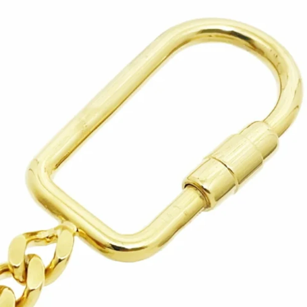 Gucci Vintage Pre-owned Metal key-holders Yellow Unisex