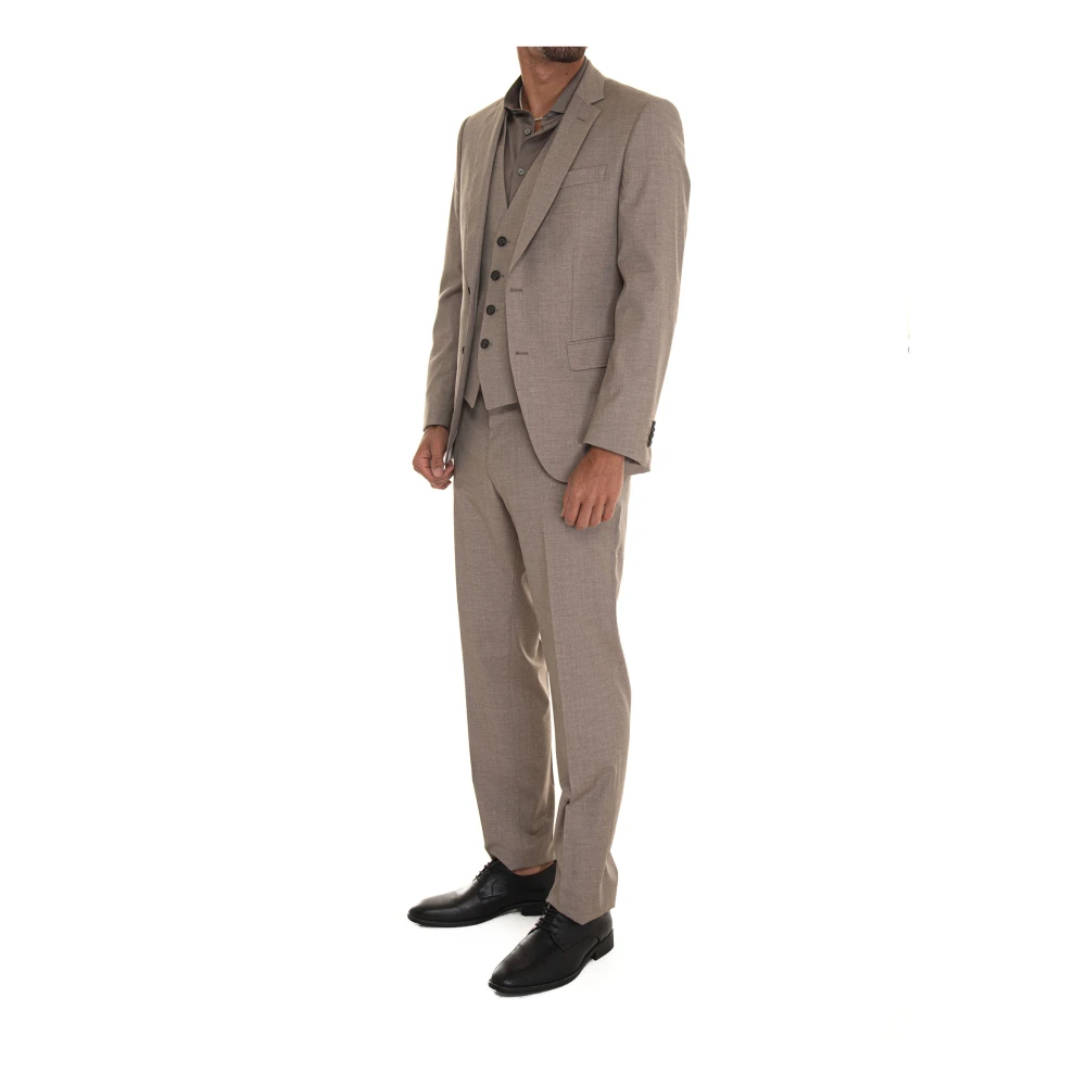 Boss Classic 3-delig pak met 2 knopen Beige Heren