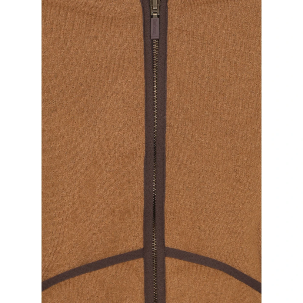 Barbour Bruine Reversible Mouwloze V-Hals Jas Brown Heren