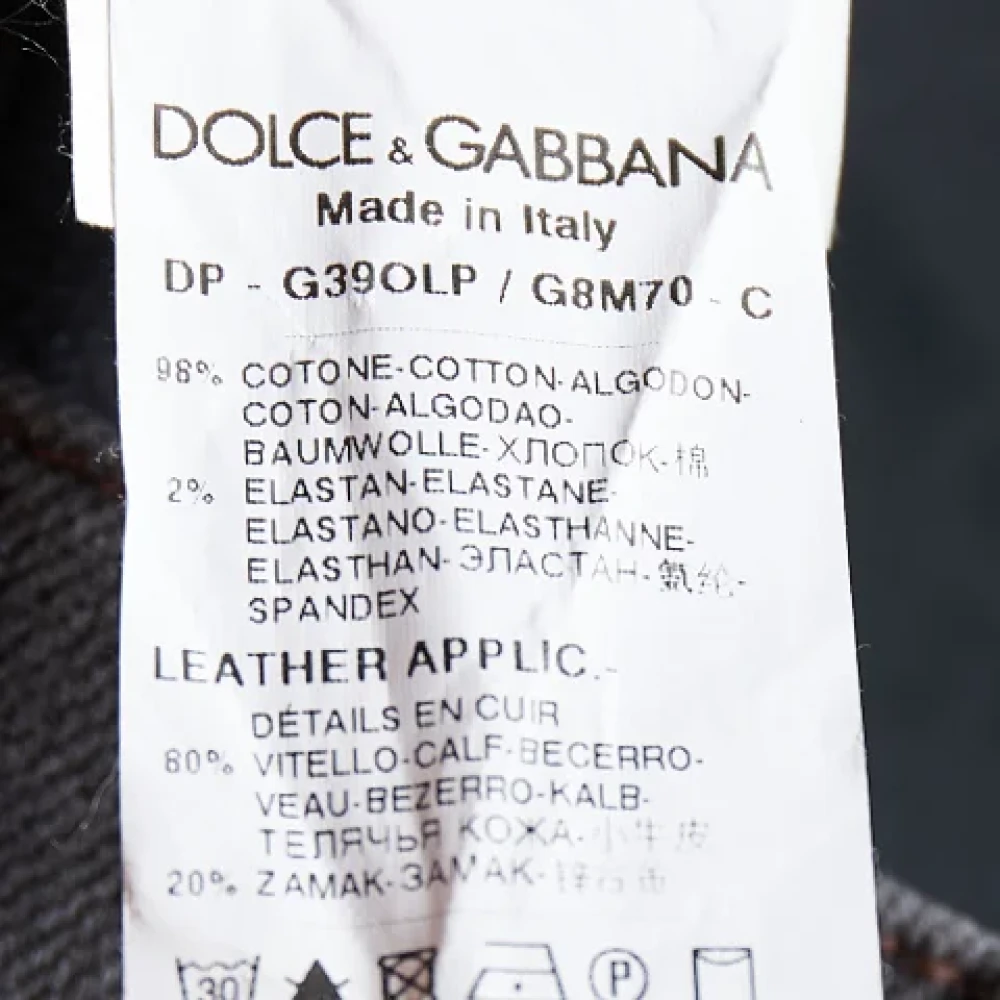 Dolce & Gabbana Pre-owned Denim jeans Gray Heren