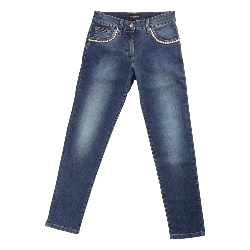 Dolce & Gabbana Barn Jeans Byxor Blue, Pojke