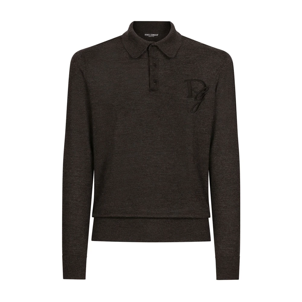 Dolce & Gabbana Stijlvolle Gebreide Trui voor Mannen Black Heren