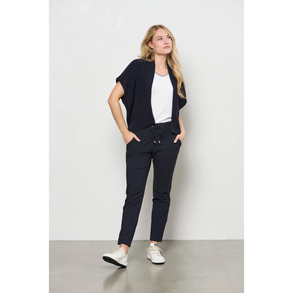 &Co Woman Slim Fit Broek Blue Dames
