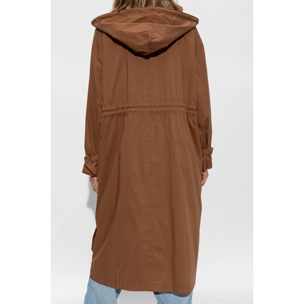 Max Mara Parka met trekkoord Augusta Brown Dames