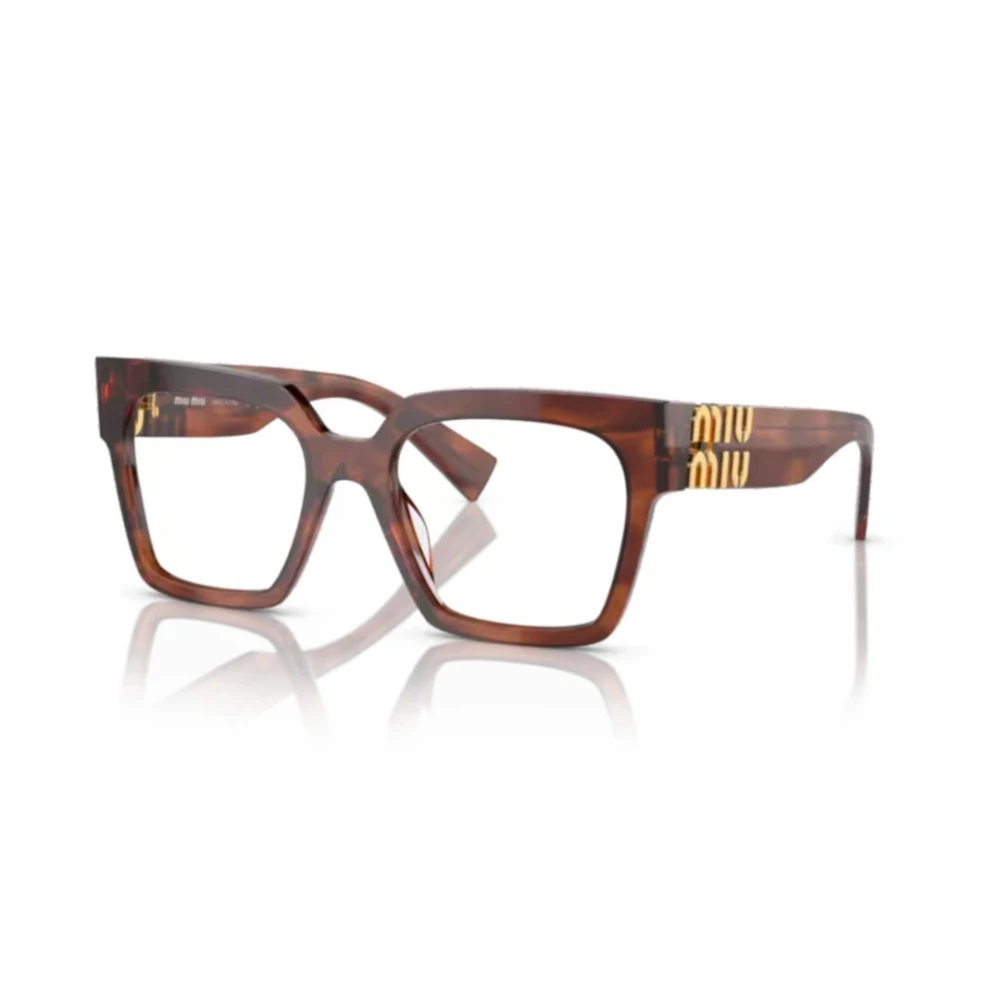 Miu Stijlvolle UV-beschermende zonnebril Brown Unisex