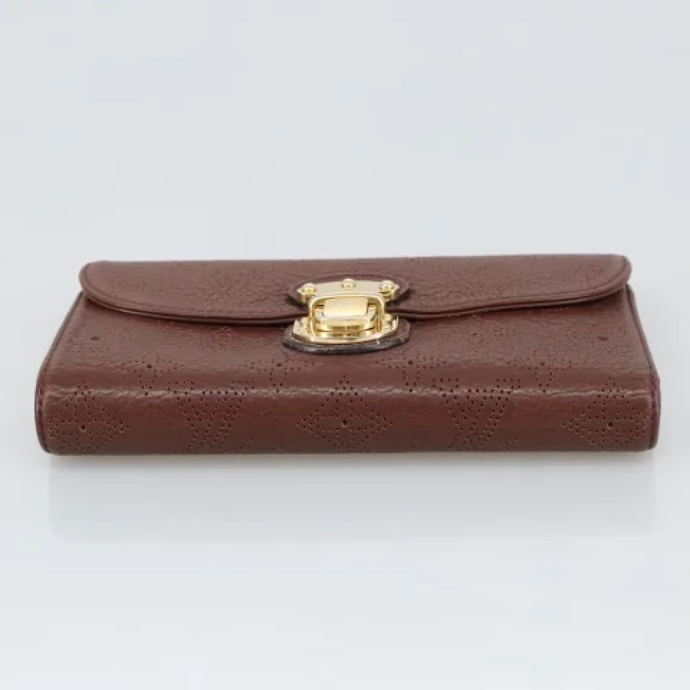 Louis Vuitton Vintage Pre-owned Leather wallets Brown Dames