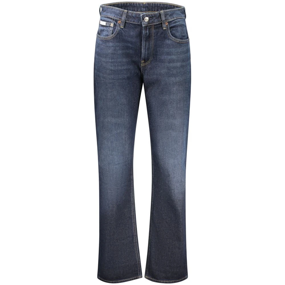 Calvin Klein Women's Blue Bootcut Jeans, W28, Oxbow High-Rise Jeans